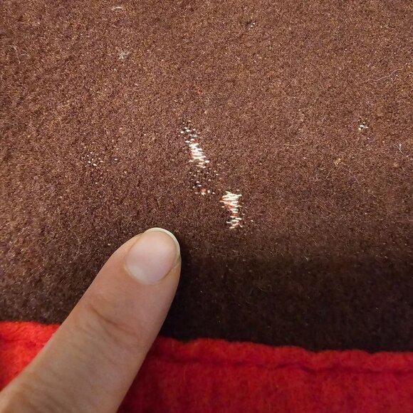 VTG Beaver State Pendleton Woolen Mills Reversible Throw 64"x78" Indian Blanket - Picture 4 of 7